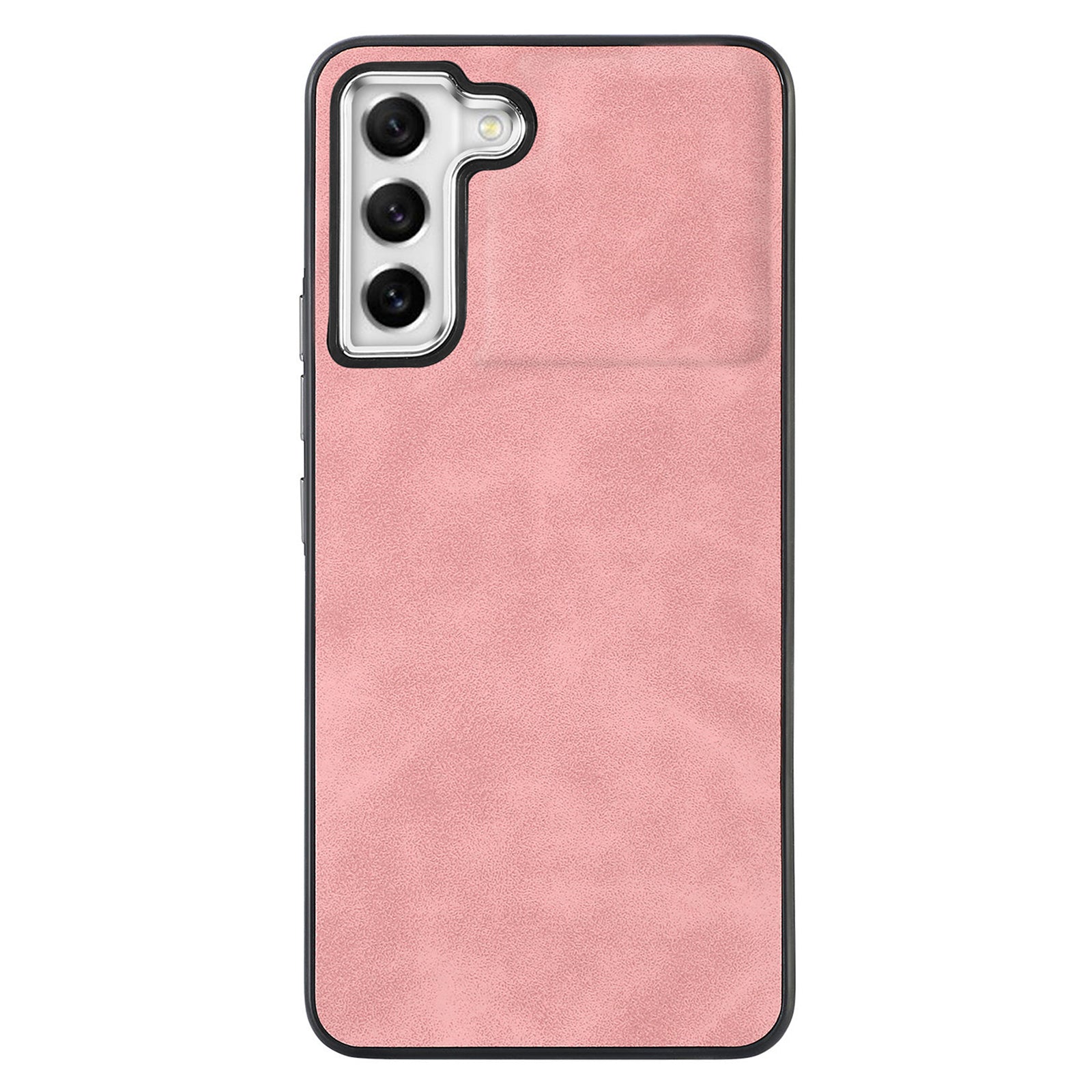 For Samsung Galaxy S21 FE 5G Electroplating Camera Frame Protective Case PU Leather Coated TPU Skin-touch Phone Cover For Samsung Galaxy S21 FE 5G Electroplating Camera Frame Protective Case PU Leather Coated TPU Skin-touch Phone Cover